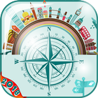 GPS compass app travel & kompass bussola free app 아이콘