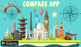 GPS compass app travel & kompass bussola free app capture d'écran 3