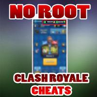 No Root Gems For Clash Royale prank Affiche