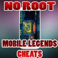 Cheats For Mobile Legends No Root prank poster