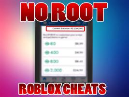 No Root Robux For Roblox prank ポスター
