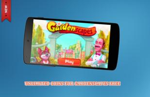 Coins cheats For Gardenscapes Prank (No Root) Poster