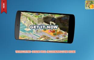 Coins cheats For Gardenscapes Prank (No Root) تصوير الشاشة 3