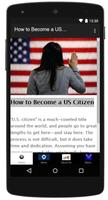 Poster How to Become a U.S. Citizen