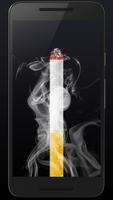 Fumer des cigarettes virtuelles Affiche