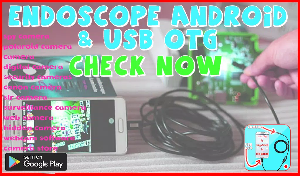 USB otg camera & endoscope android (webcam test) for Android - APK Download