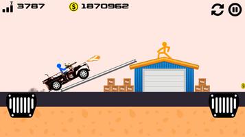 Monster Truck Games - Stickman Turbo Destruction স্ক্রিনশট 2