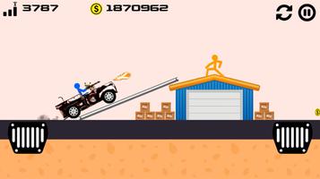 Monster Truck Games - Stickman Turbo Destruction capture d'écran 2