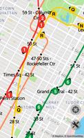 Realtime Subway Map plakat