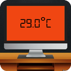 Thermometer for ambient temper icon