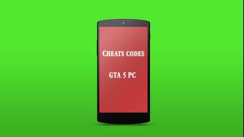 برنامه‌نما Cheats codes - GTA 5 PC عکس از صفحه
