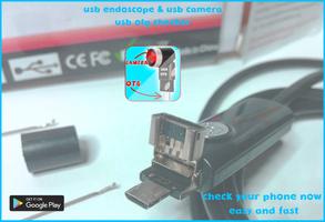 USB OTG camera endoscope & android [webcam test] poster