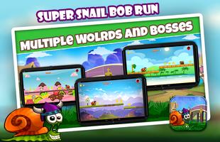 Super Snail Bob Run Affiche