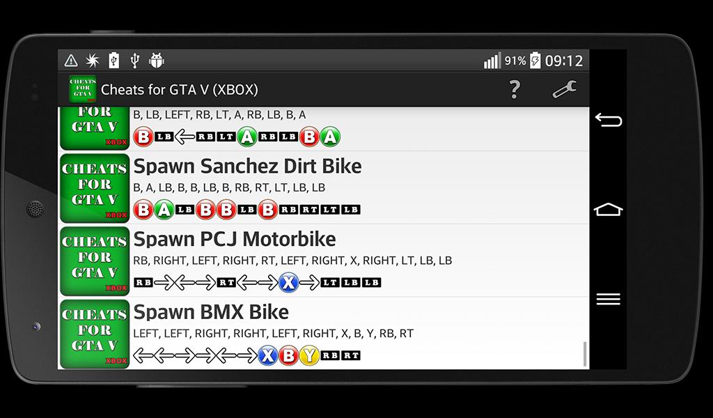 Cheats for GTA V (XBOX) APK for Android Download