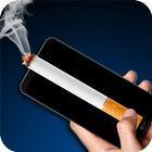 Healthy cigarette smoking icône