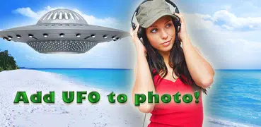 Add UFO to a photo!