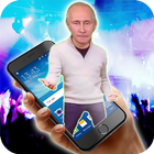 Dancing Putin on screen (prank icon