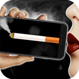 Virtual cigarette for smokers prank