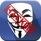 Hacker facebook password prank icône