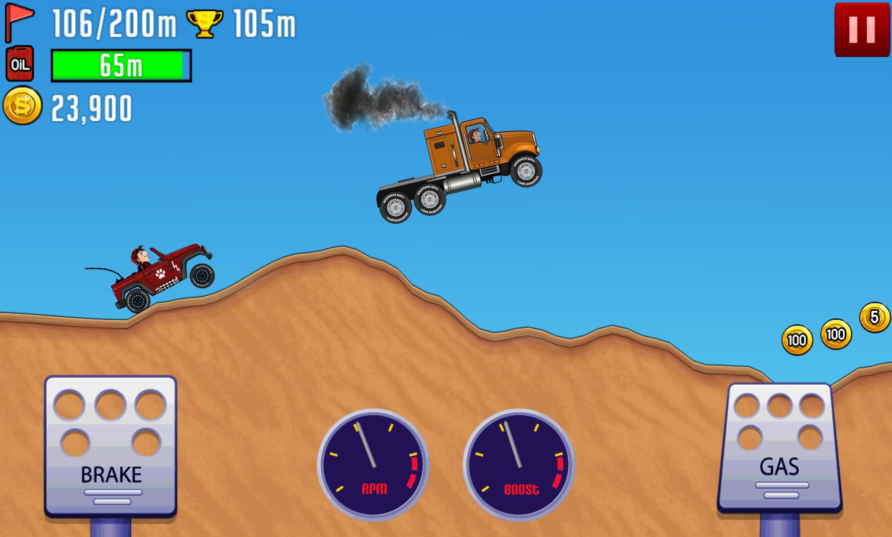 Игра машины hill climb