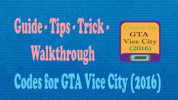 Codes for GTA Vice City (2016) 截图 1