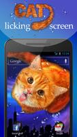 स्क्रीन की सफाई बिल्ली पोस्टर