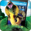 hissing snake on screen