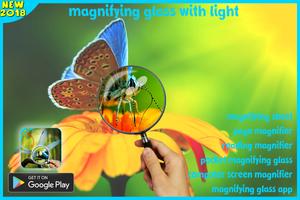 magnifying glass microscope + flashlight app স্ক্রিনশট 3