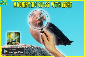 magnifying glass microscope + flashlight app Screenshot 2