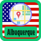 USA Albuquerque City Maps icône