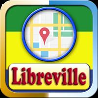 Libreville City Maps-poster