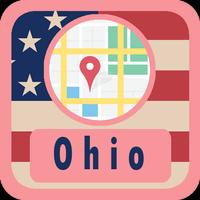 USA Ohio Maps poster