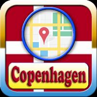 Copenhagen City Maps Plakat