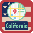 USA California Maps أيقونة