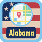 USA Alabama Maps आइकन