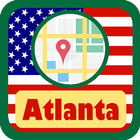 USA Atlanta City Maps आइकन