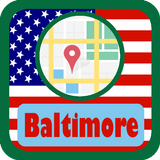 USA Baltimore City Maps ikona