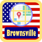 USA Brownsville City Maps ไอคอน