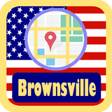 USA Brownsville City Maps icône