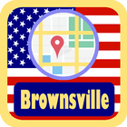 USA Brownsville City Maps icône