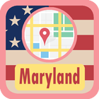 USA Maryland Maps icon