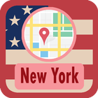 USA New York Maps ikon