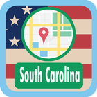USA South Carolina Maps आइकन