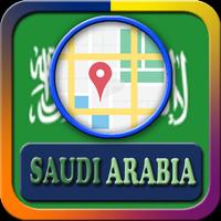 Saudi Arabia Maps Affiche
