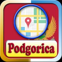 Podgorica City Maps Affiche
