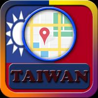 Taiwan Maps And Direction Affiche