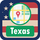 USA Texas Maps アイコン