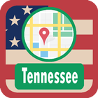 USA Tennessee Maps icône