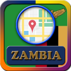 Zambia Maps and Direction-icoon