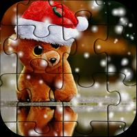 Marry Christmas Jigsaw Puzzle Game Plakat